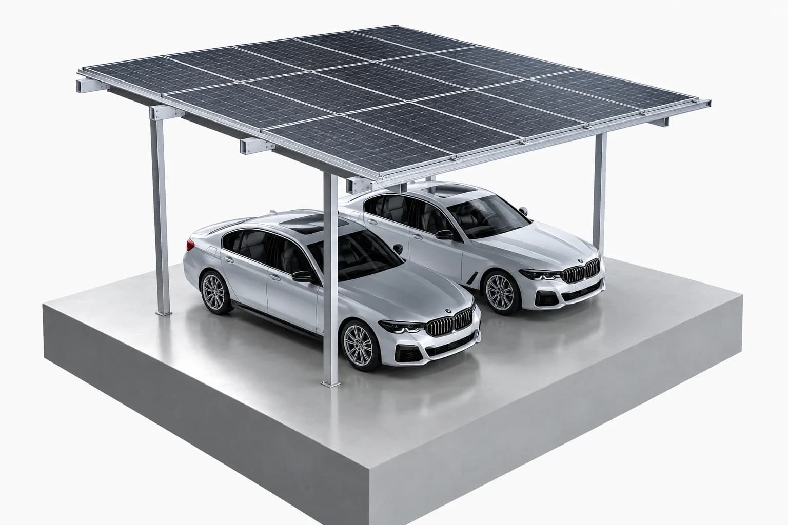 SOLYPOD solar structure ready to configure
